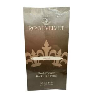 Royal Velvet Serene Rod-Pocket/back-Tab Panel Curtain by Jcpenney Size 50x84
